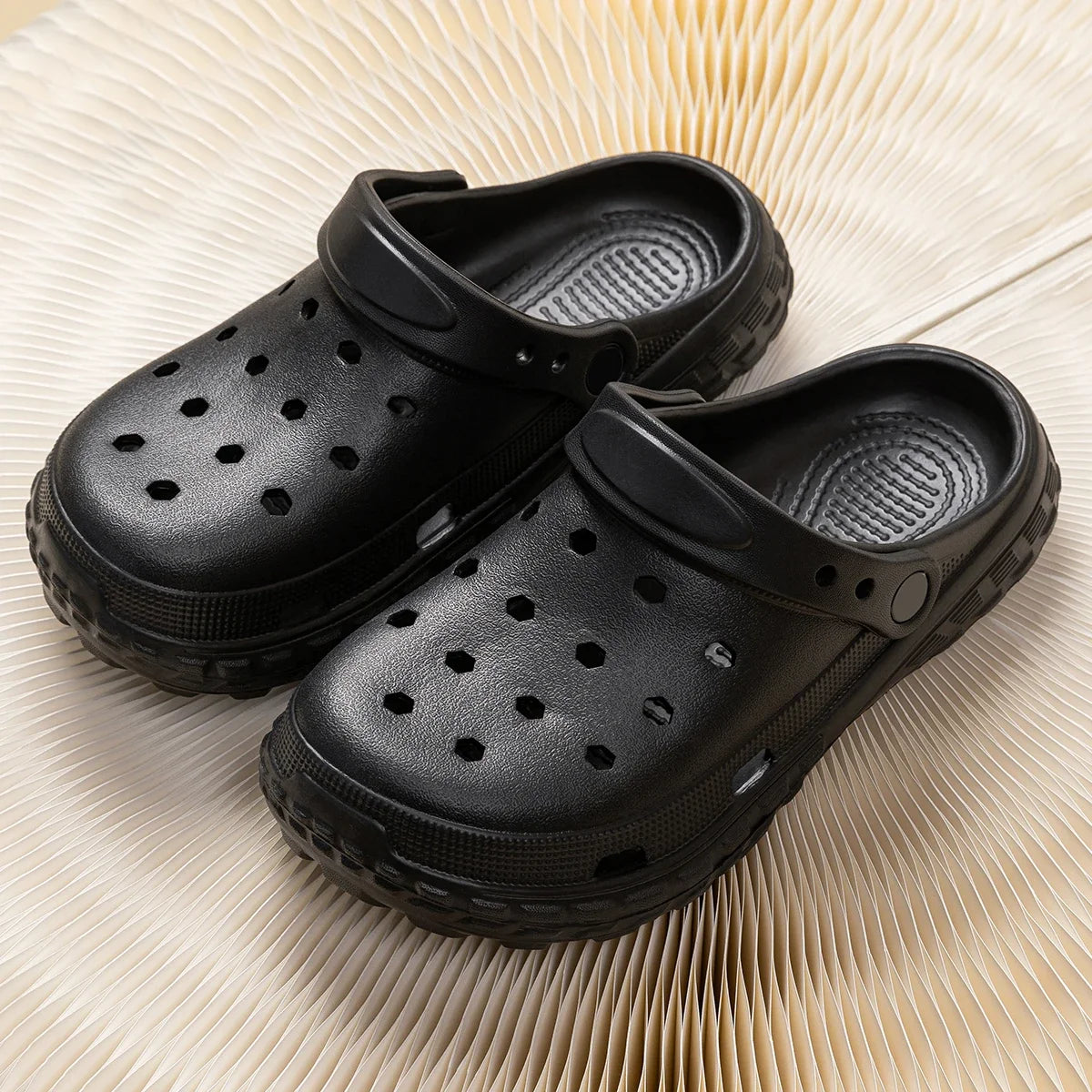 Unisex EVA Clogs & Sandals — Non-Slip, Thick Soft Sole, Closed Toe, Summer Beach Shoes - Zenflow Active