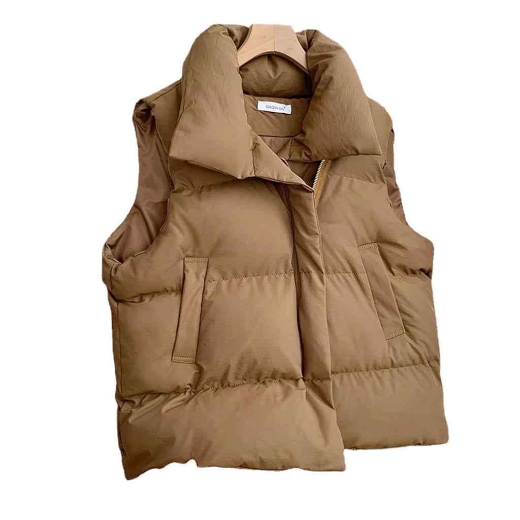 Longline Padded Sleeveless Vest With Adjustable Waist Zenflow Active