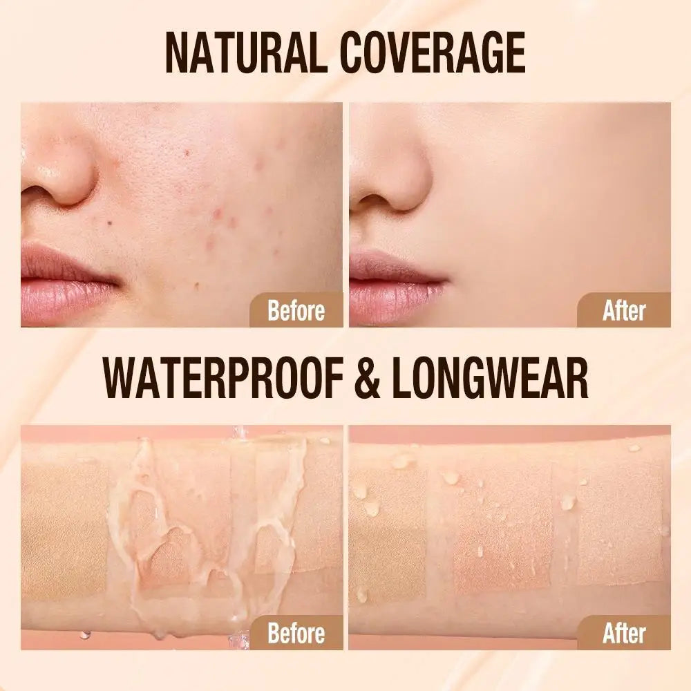 Liquid Foundation Cream 30ml SPF 30. Full coverage. Matte finish. Lightweight feel. - Zenflow Active