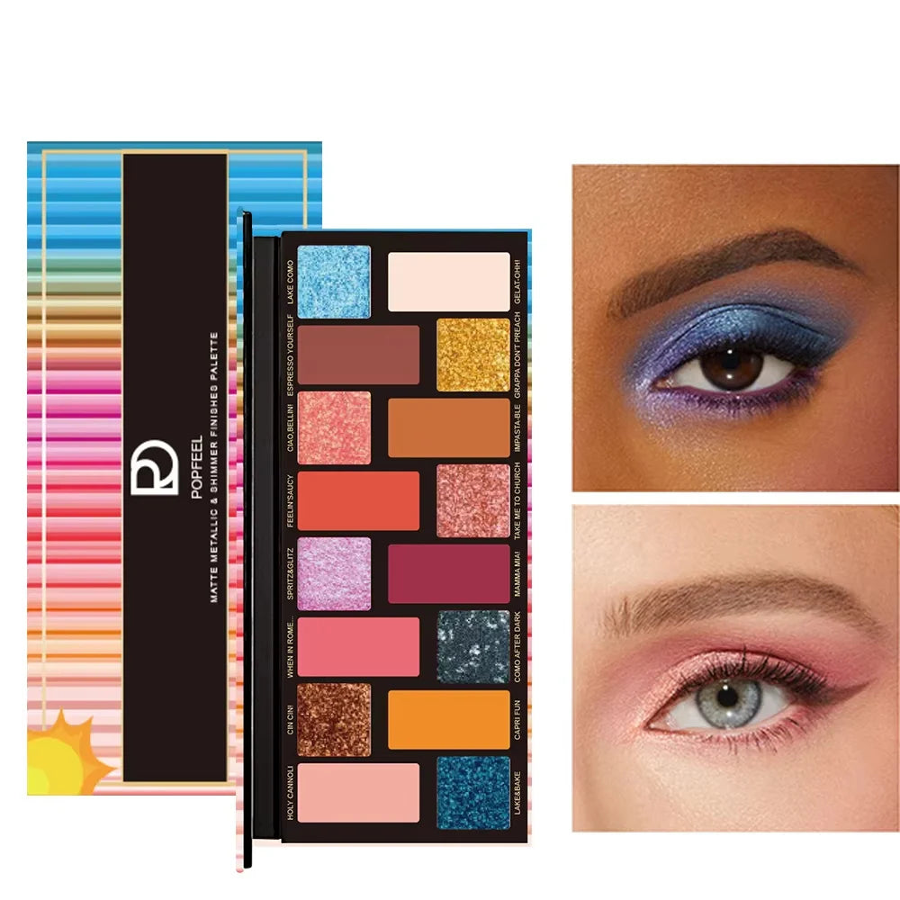Eye Makeup 16 Colour Eyeshadow Palette - Zenflow Active
