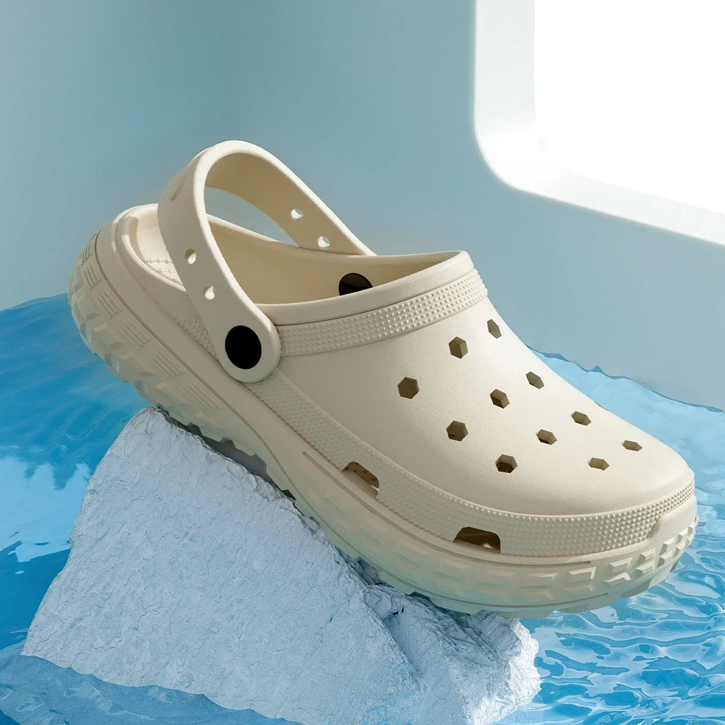 Unisex EVA Clogs & Sandals — Non-Slip, Thick Soft Sole, Closed Toe, Summer Beach Shoes - Zenflow Active