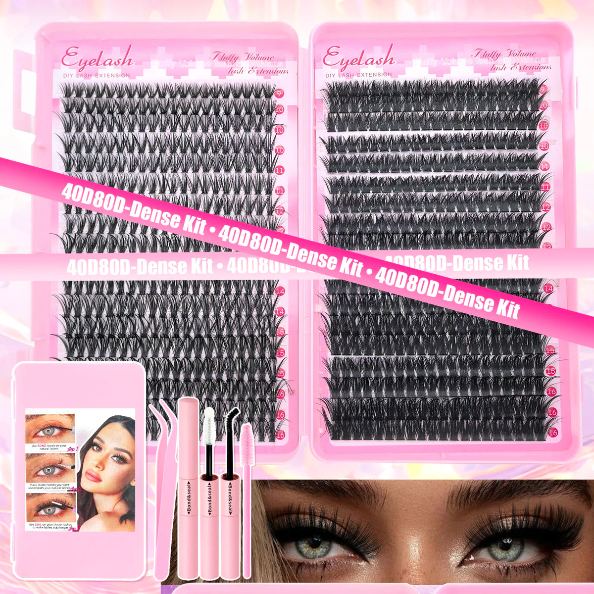 DIY D-Curl Individual Lash Clusters – Fluffy, Wispy & Spiky Styles Zenflow Active