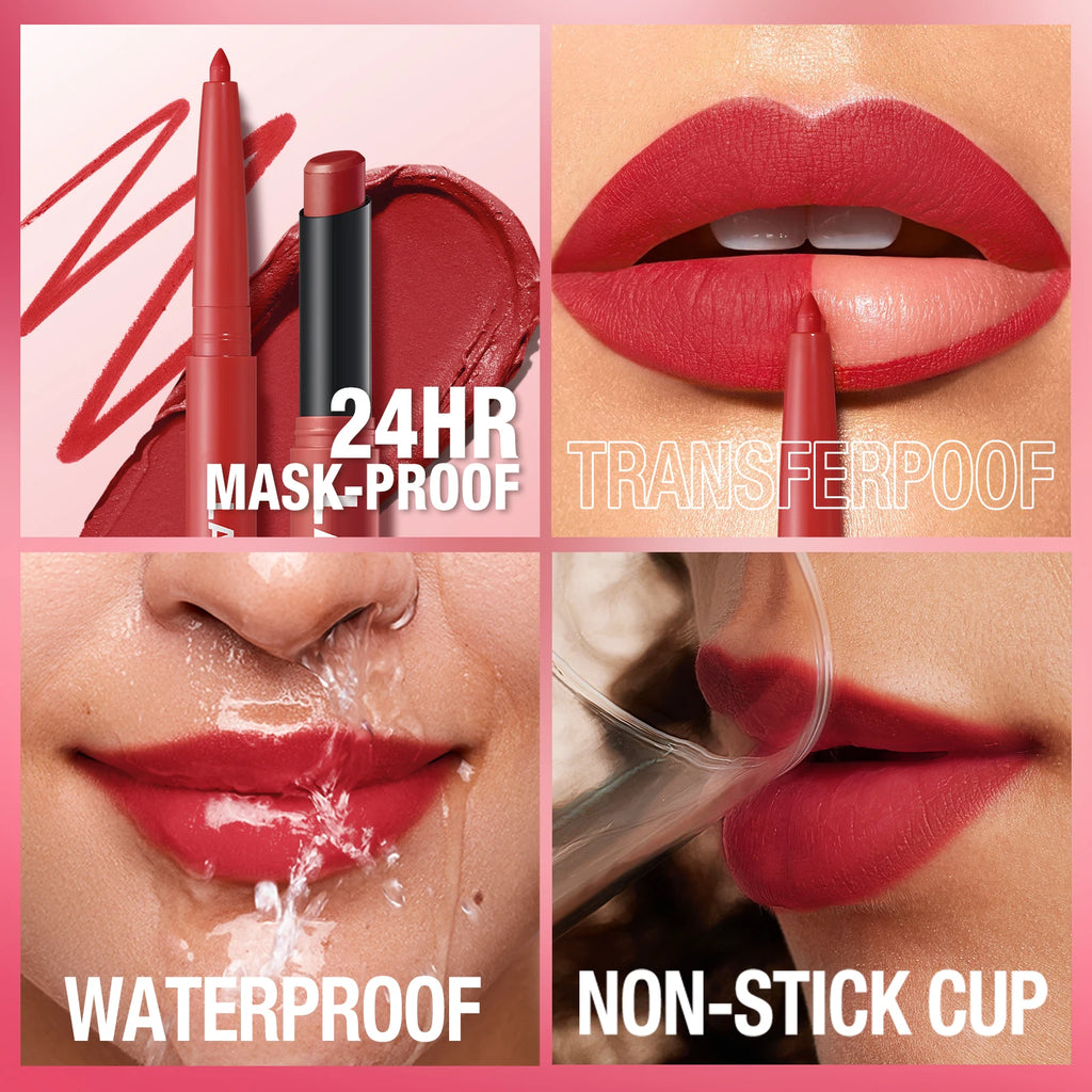 Integrated waterproof lipliner + lipstick - Zenflow Active