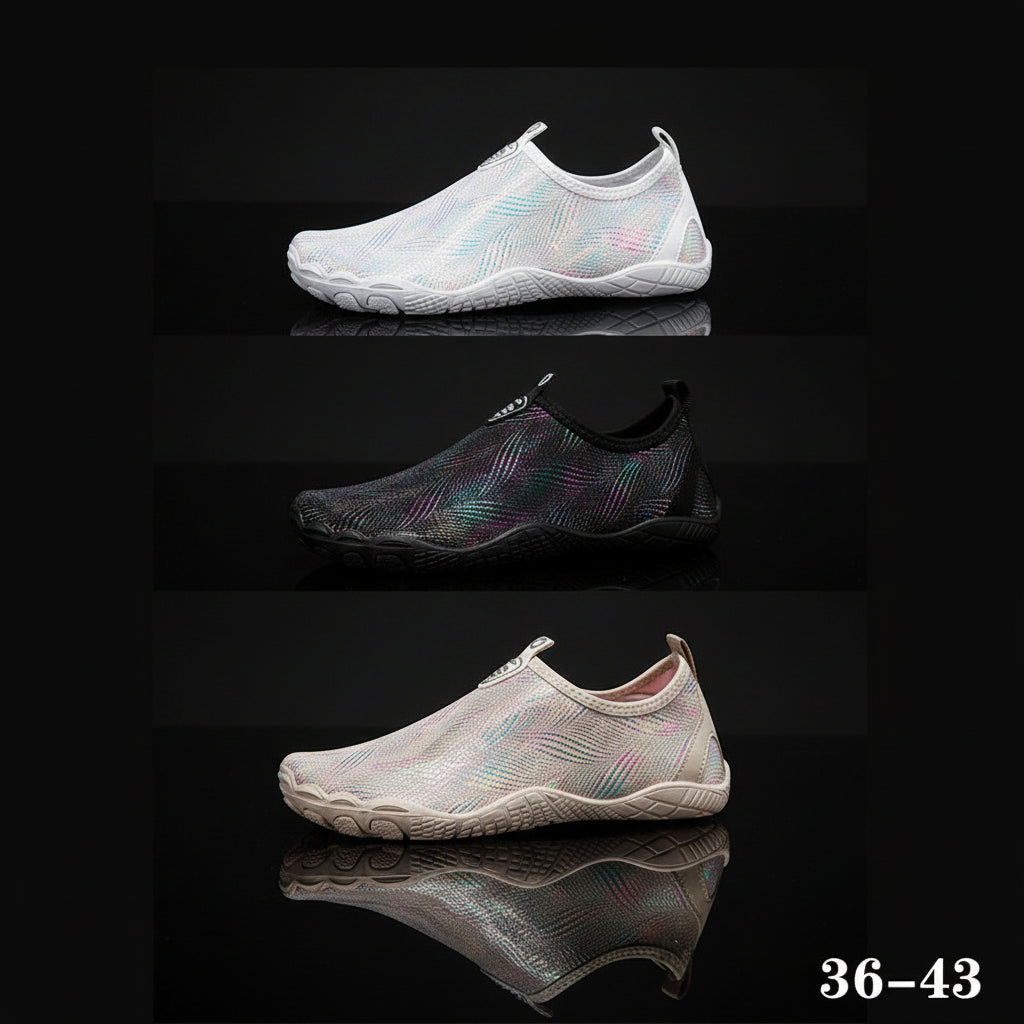 Unisex Quick-Dry Water Shoes — Anti-Slip, Stretch Fabric, Beach, Surf & Wading - Zenflow Active