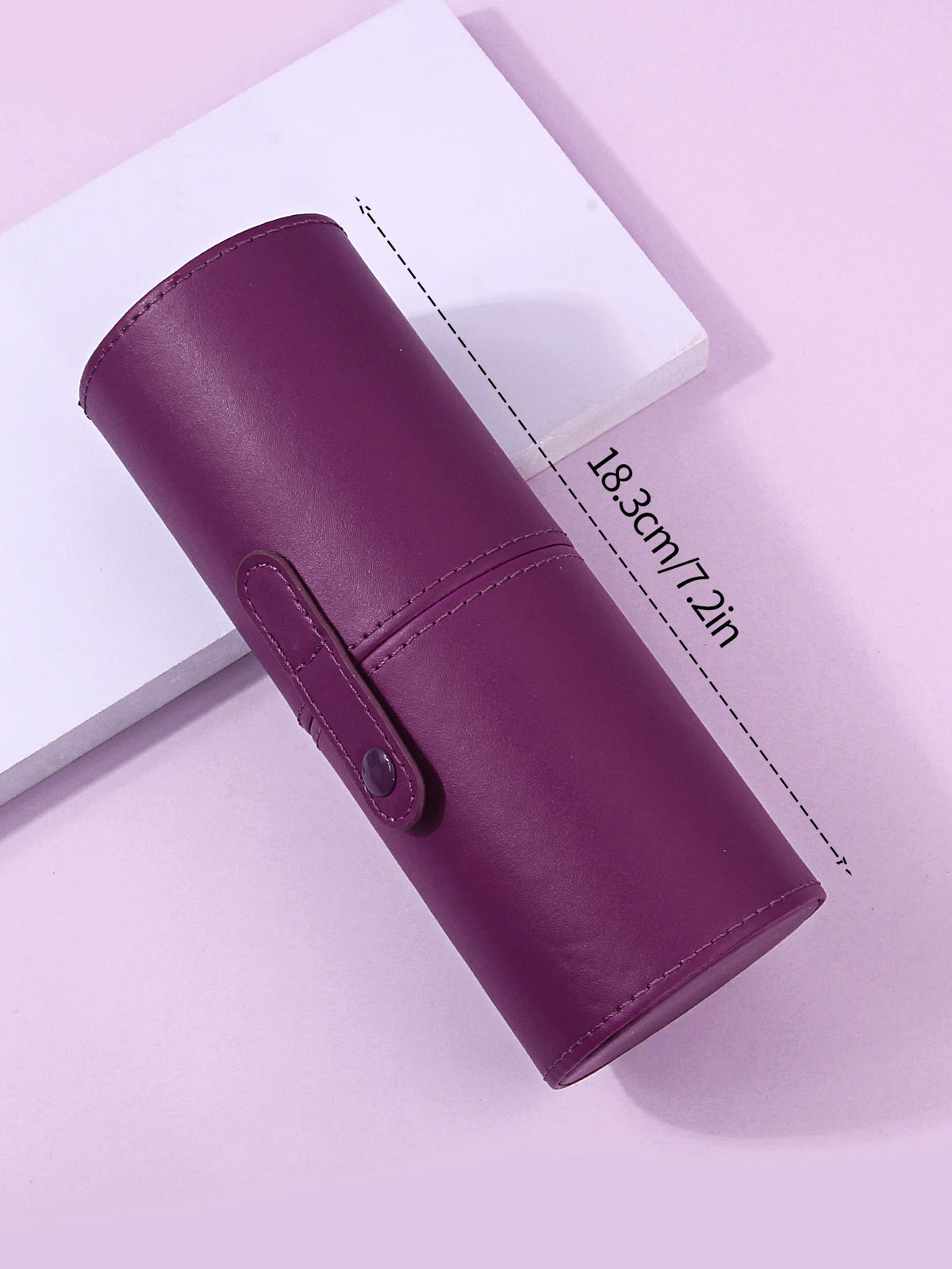 Portable Makeup Brush Holder Cylinder