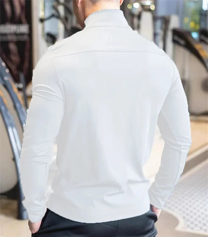 Men's Zip-Up Sport Training Jacket | Gym Running Sweatshirt - Zenflow Active