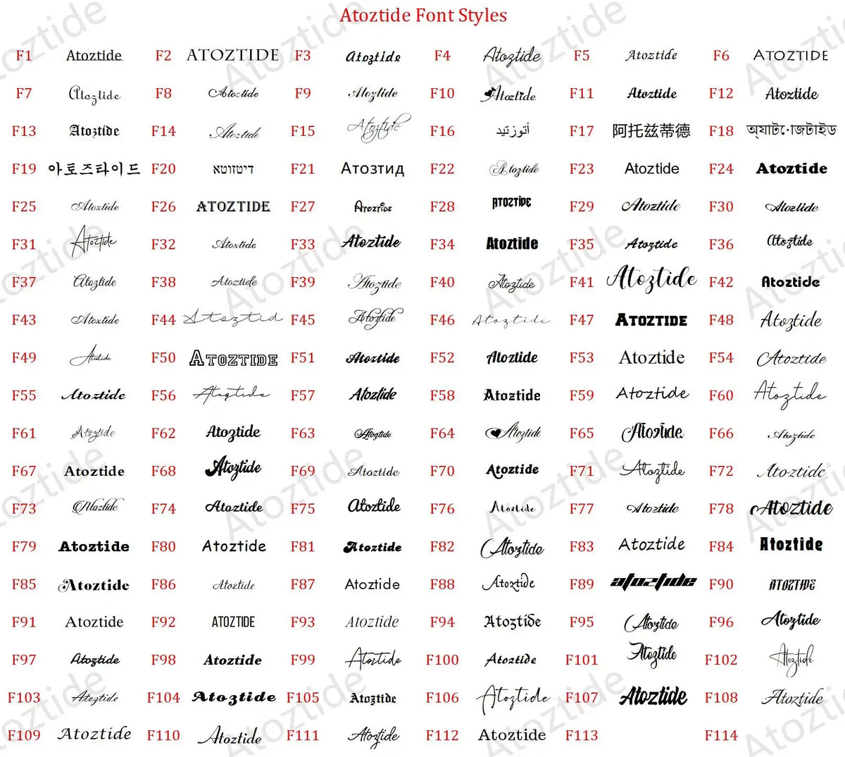 Atoztide Personalized Name Necklace 2-Side Welding Zircon Pendant Stainless Steel Chain - Zenflow Active