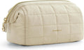 Puffy Padded Makeup Travel Pouch — Wide Open Toiletry Bag - Zenflow Active