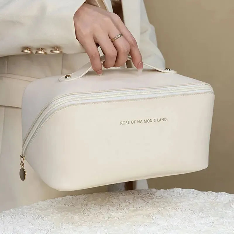 Large Capacity Makeup Bag Portable Beauty and Skincare Storage Bag High Appearance Level Waterproof Clutch Bag - Zenflow Active
