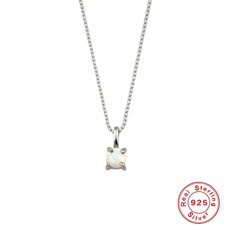 CANNER Crystal Zircon 925 Sterling Silver Necklace For Women Pendente Fine Jewellery Long Chain - Zenflow Active