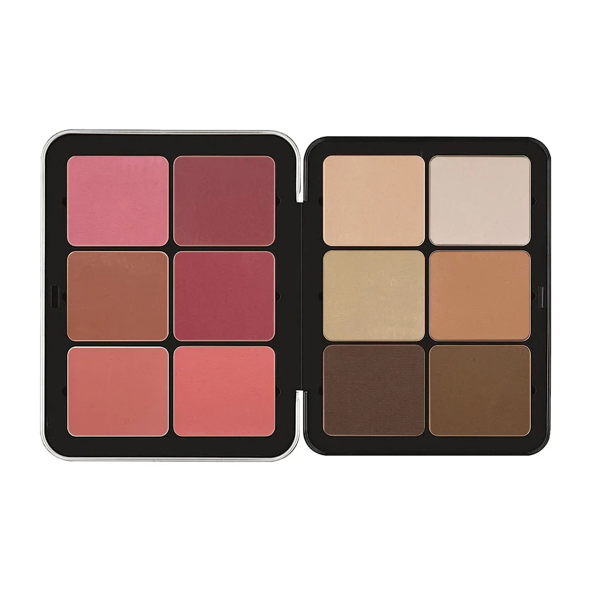 Iron Box Cream Blush & Concealer Palette – 12-Colour Matte & Pearlescent 2-in-1 - Zenflow Active
