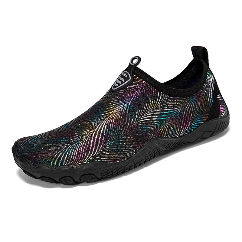 Unisex Quick-Dry Water Shoes — Anti-Slip, Stretch Fabric, Beach, Surf & Wading - Zenflow Active