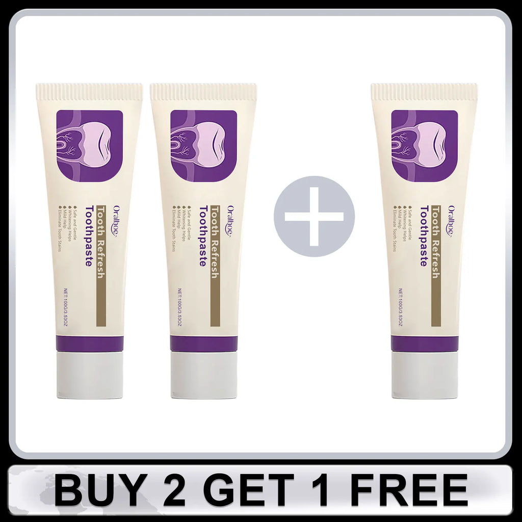 Natural Plant-Based Formula Teeth Whitening Toothpaste - Zenflow Active