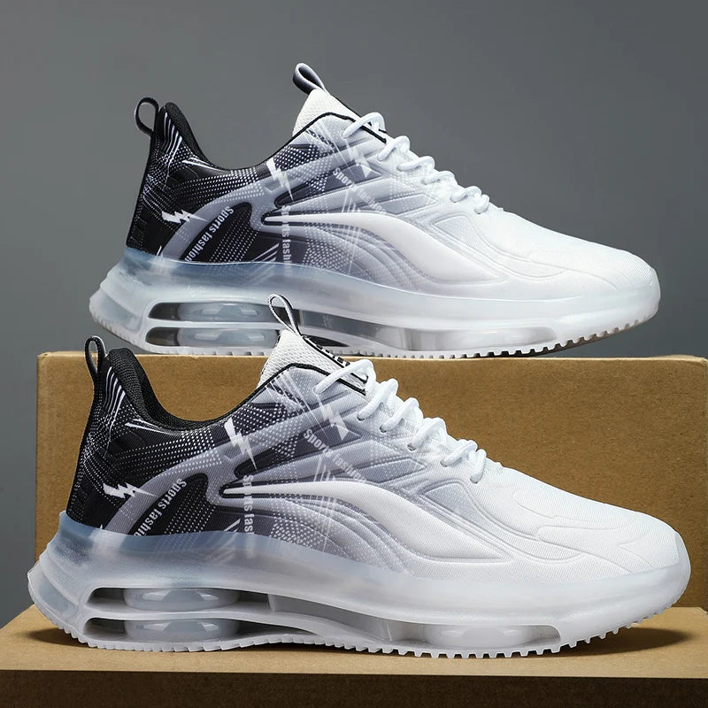 Men's Air-Cushion Basketball Shoes | Non-Slip Breathable Outdoor Trainers - Zenflow Active
