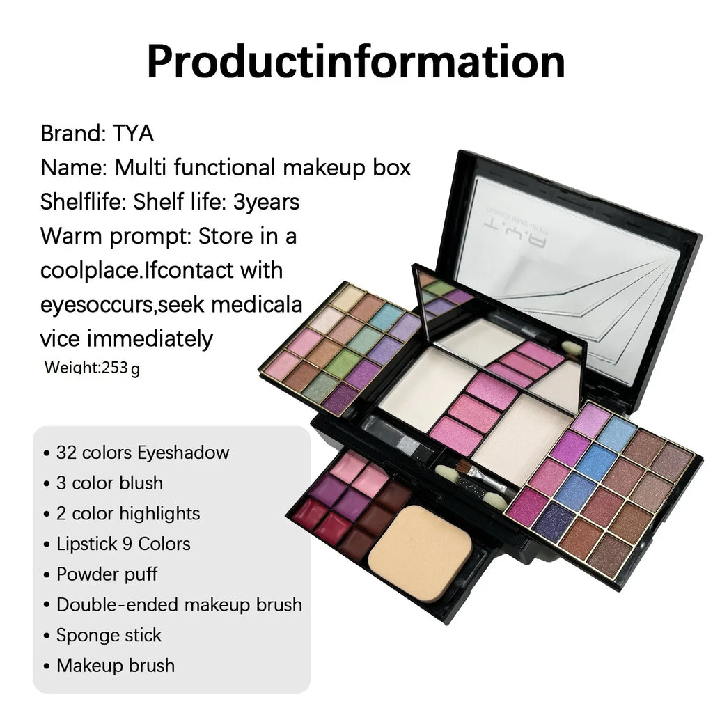 Makeup Kit Full Set for Women Multi-functional All in One Box - Zenflow Active