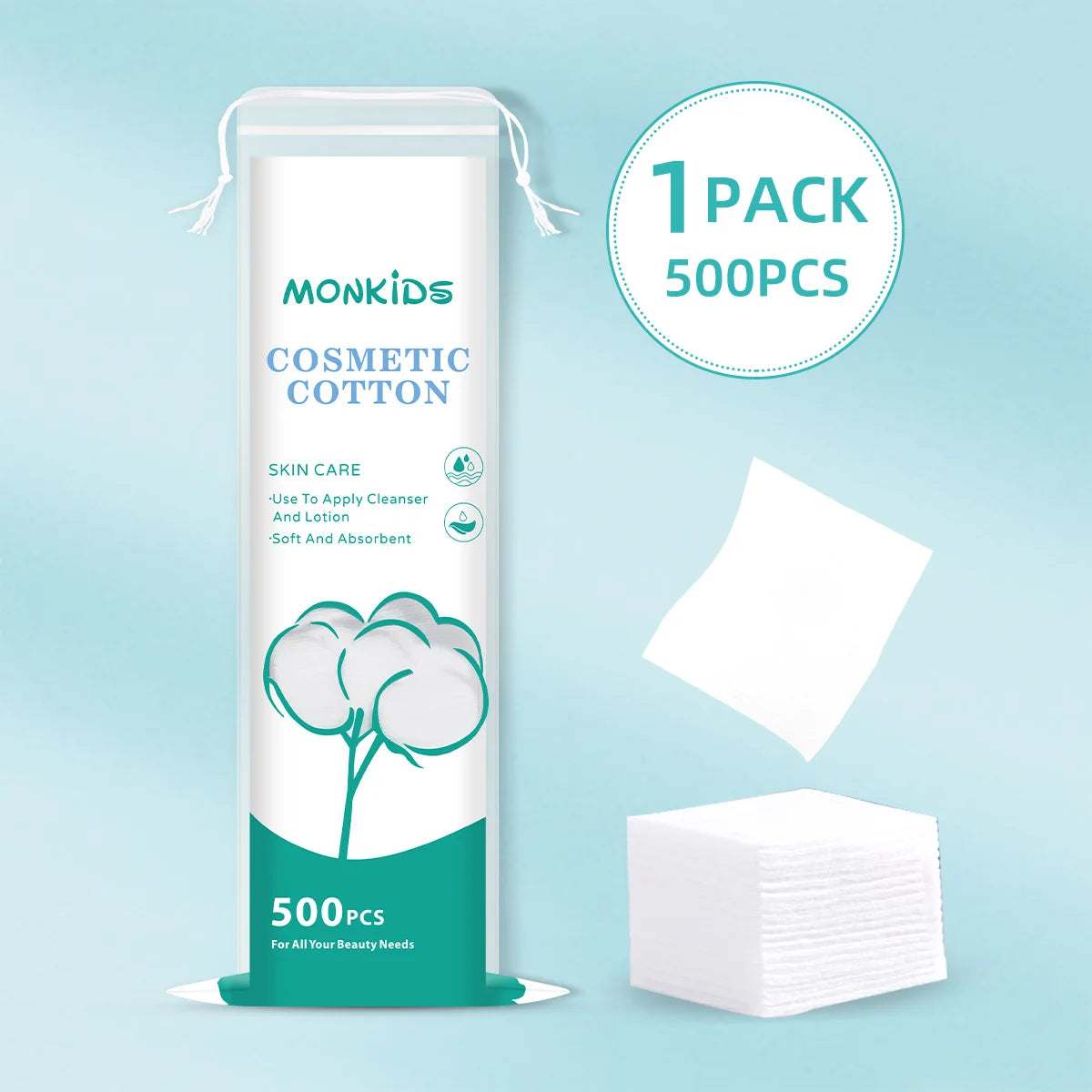 Plant-Fibre Double-Sided Makeup Remover Pads