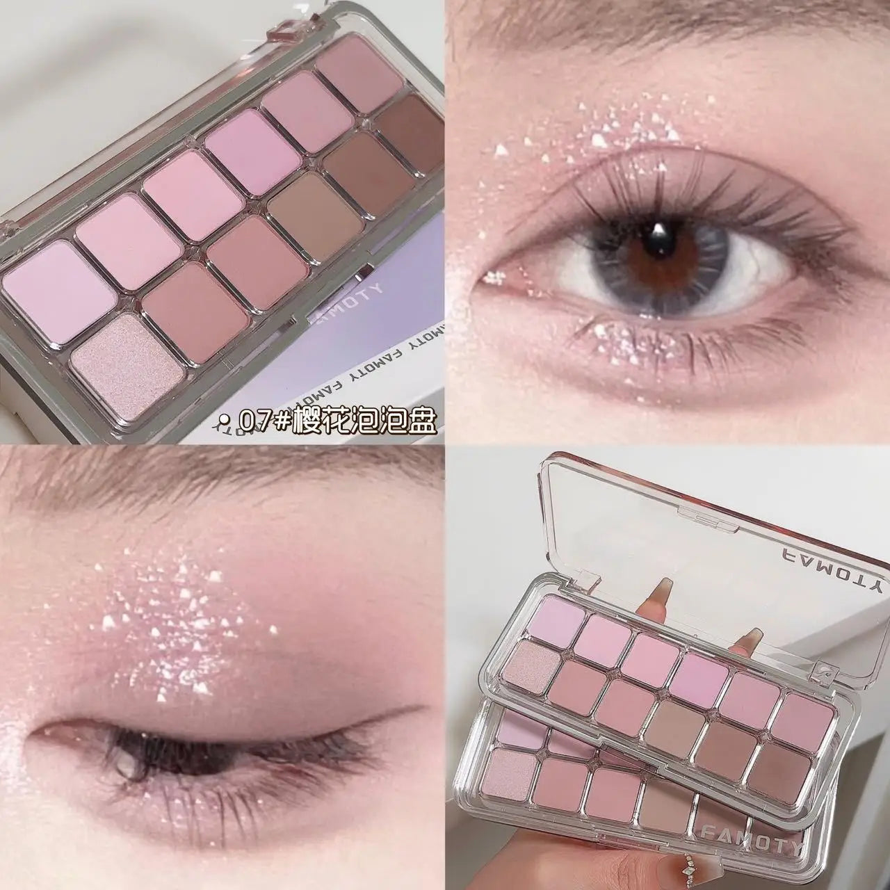 12-Color Low Saturation Matte Eyeshadow Palette