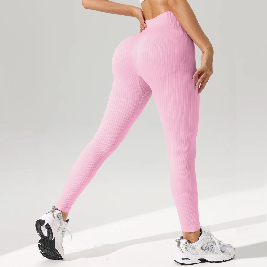 Women Sports Leggings Seamless Yoga Pants w/Tummy Control Sportswear Woman Gym Leggings Women's Trousers Fitness Female Clothing - Zenflow Active