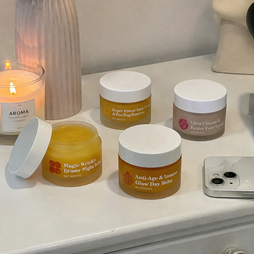 Complete 4-Piece Day & Night Skincare Set - Zenflow Active