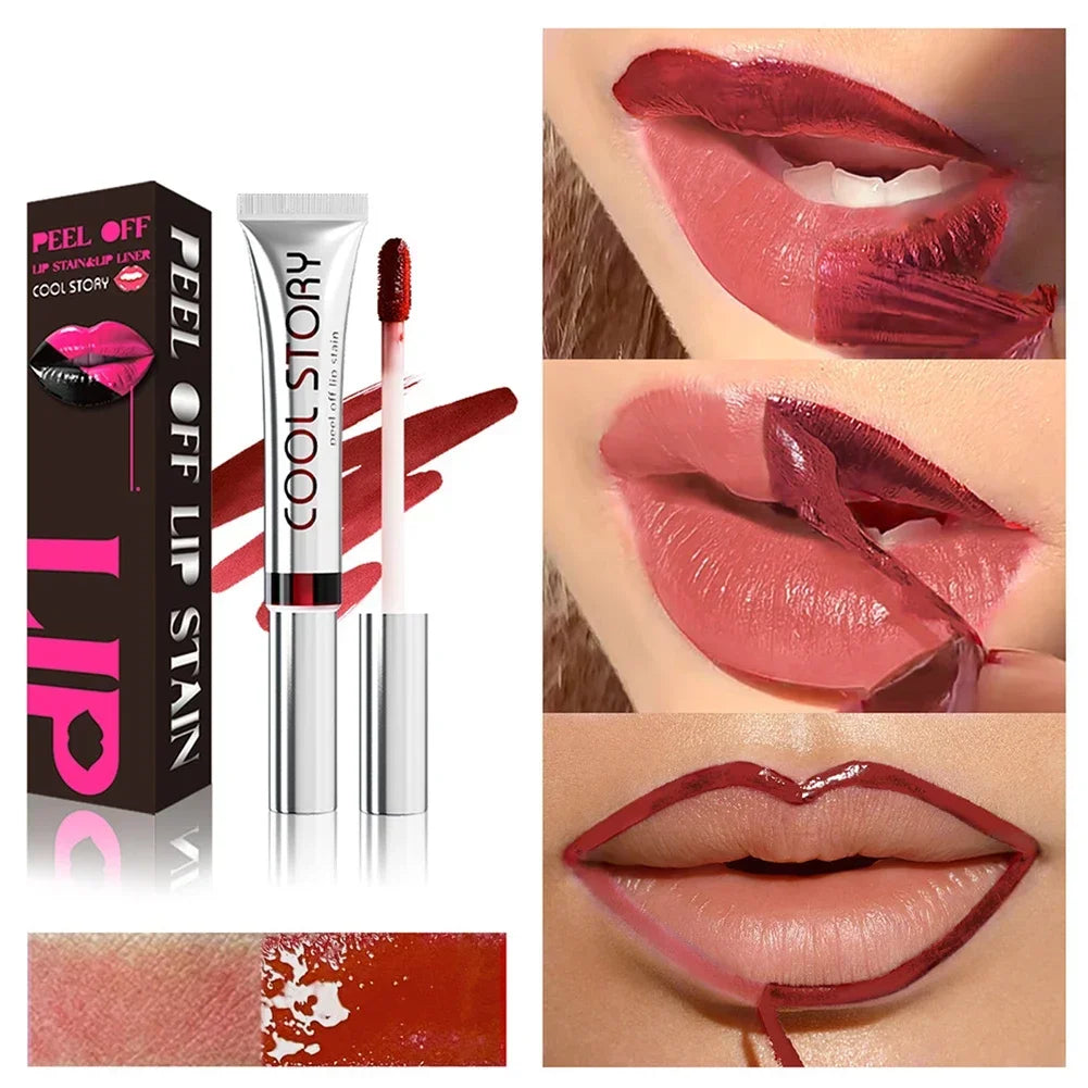 Lip Makeup Set, Built-In Lip Liner Outline + Matte Lip Gloss Fill In - Zenflow Active