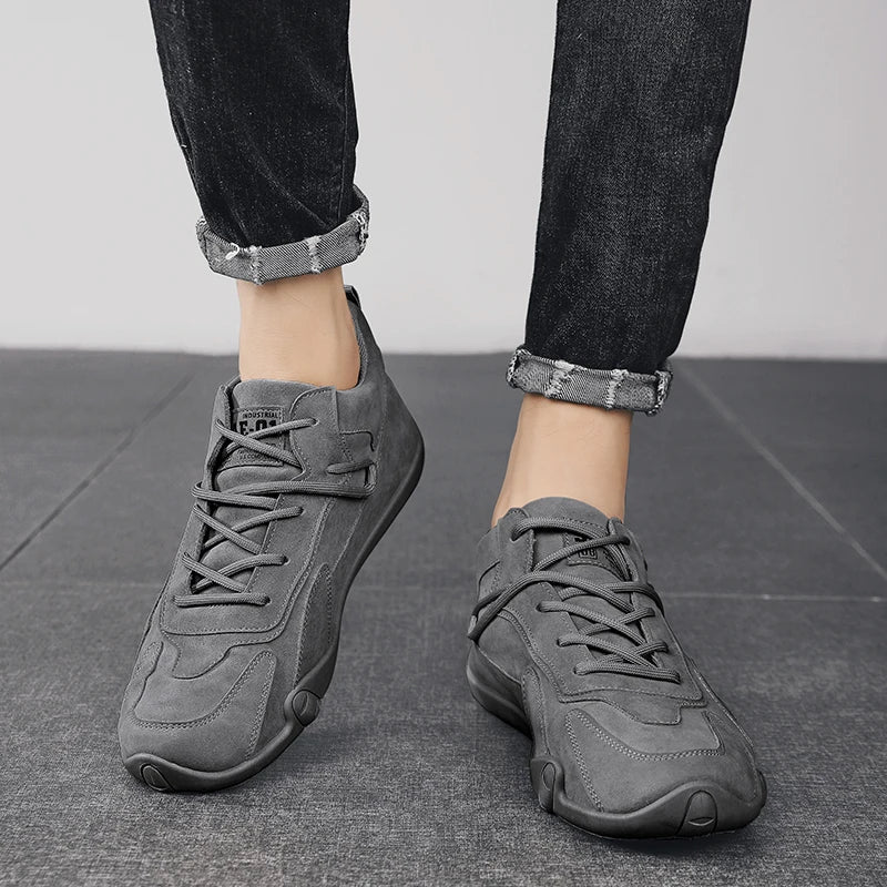 Men's All-Season Hiking & Casual Sneakers — Anti-Slip, Lace-Up, Lightweight - Zenflow Active