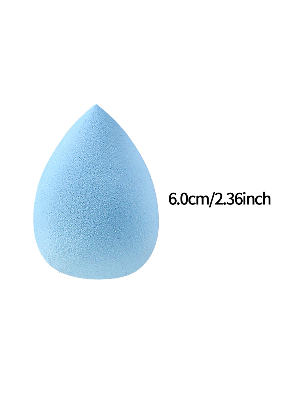 6Pcs Blue Makeup Sponges Super Soft High Resilience Cosmetic Puff Wet And Dry Use - Zenflow Active
