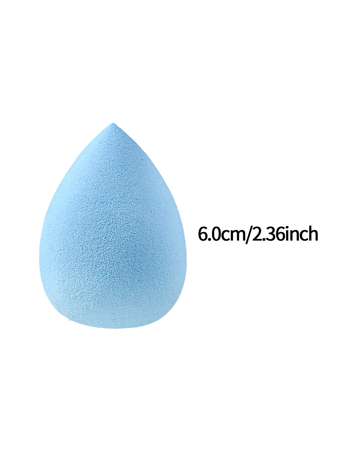 6Pcs Blue Makeup Sponges Super Soft High Resilience Cosmetic Puff Wet And Dry Use - Zenflow Active