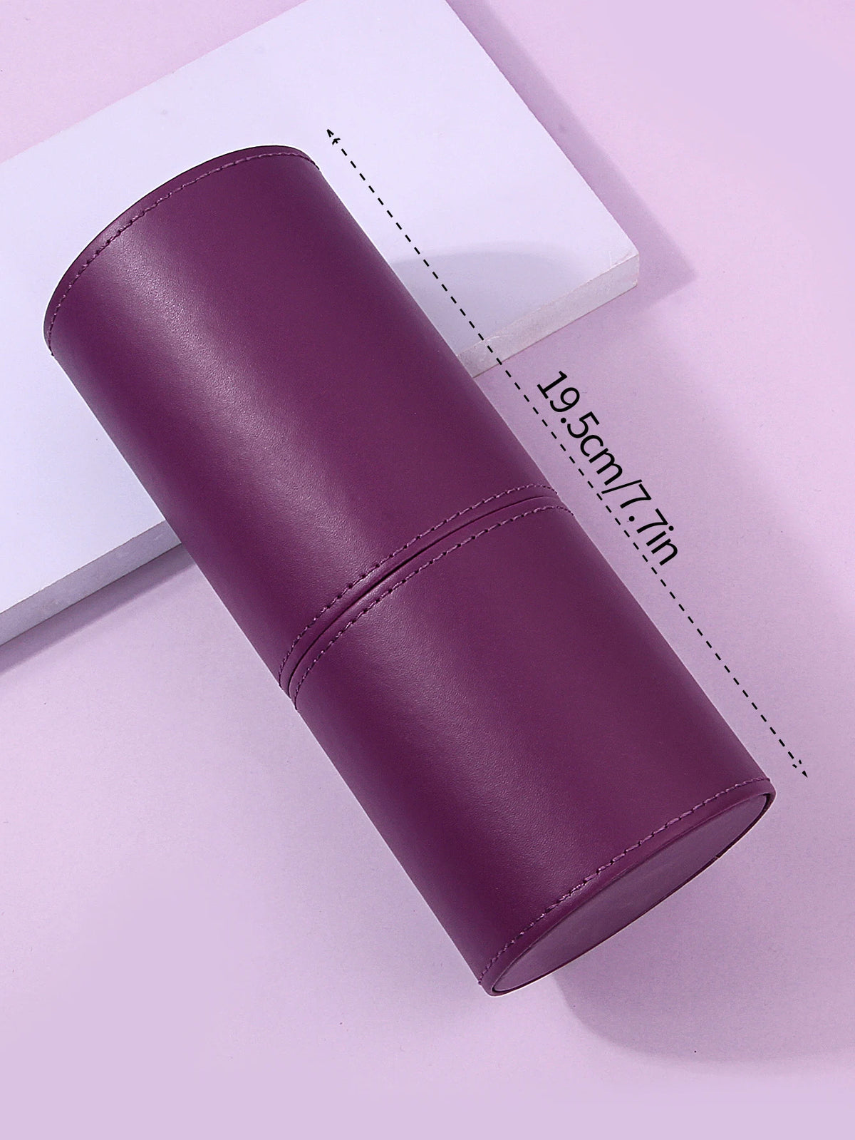 Portable Makeup Brush Holder Cylinder