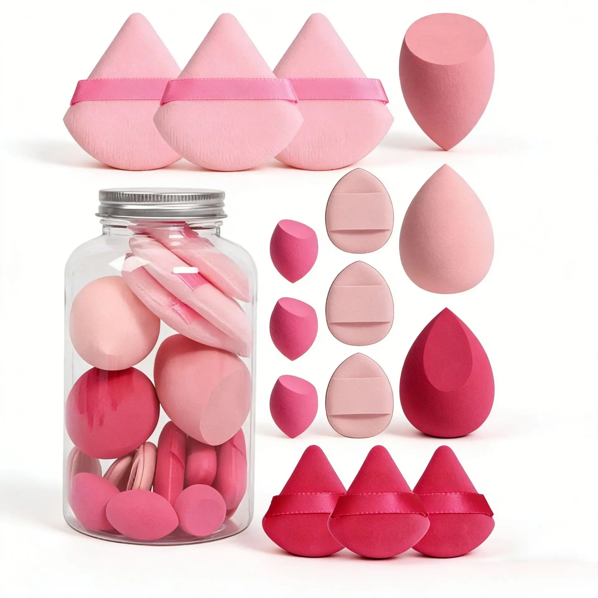 15 Pcs Makeup Sponge Set