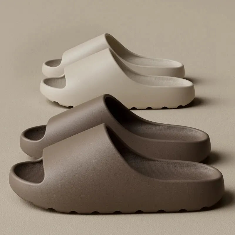 Coconut Cloud Sandals — Thick-Sole, Non-Slip, Unisex Summer Slides - Zenflow Active
