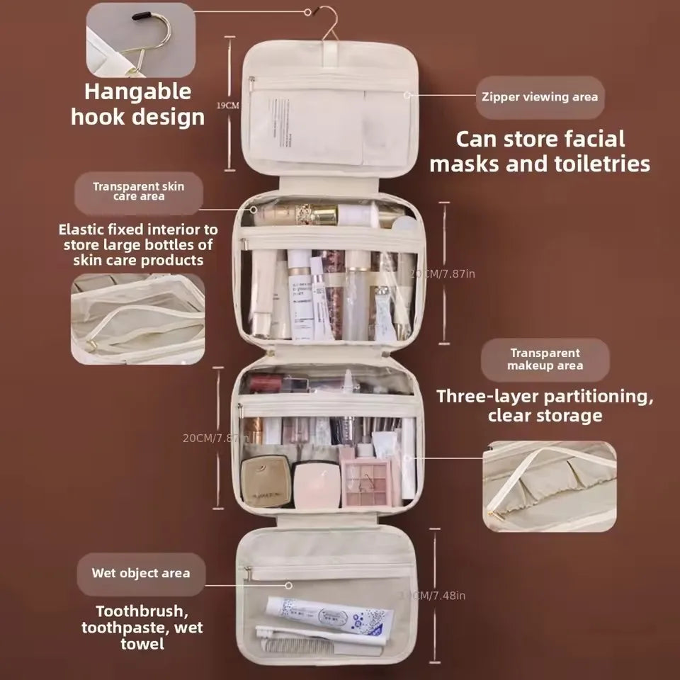 Large Makeup Toiletries Organizer - Zenflow Active