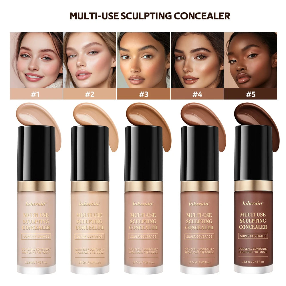 Foundation Coverage Concealer, Long Lasting Hydrating - Zenflow Active