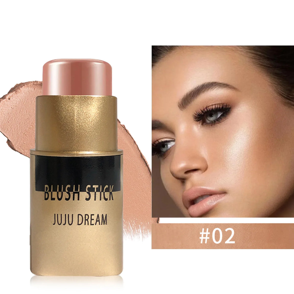 JUJU Dream Multi-Use Blush & Lip Colour Stick – Waterproof - Zenflow Active