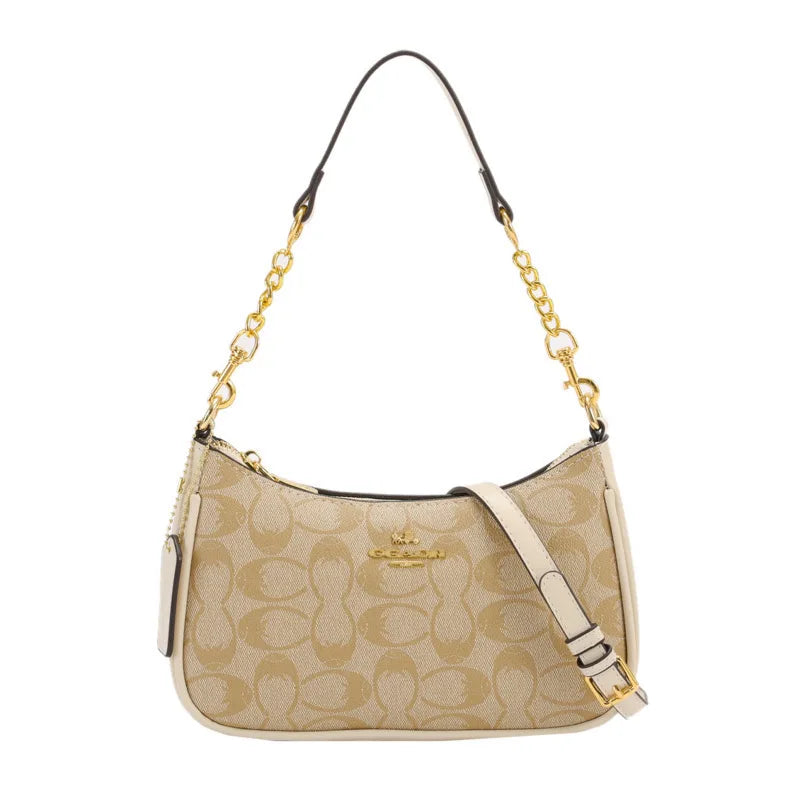 Women's Chain Bags Pvc Geometric Print Handbag Shoulder Crossbody Bag - Zenflow Active