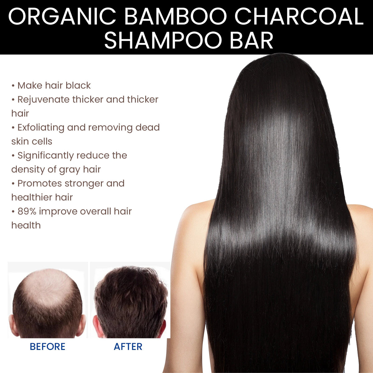 Bamboo Charcoal Shampoo - Zenflow Active
