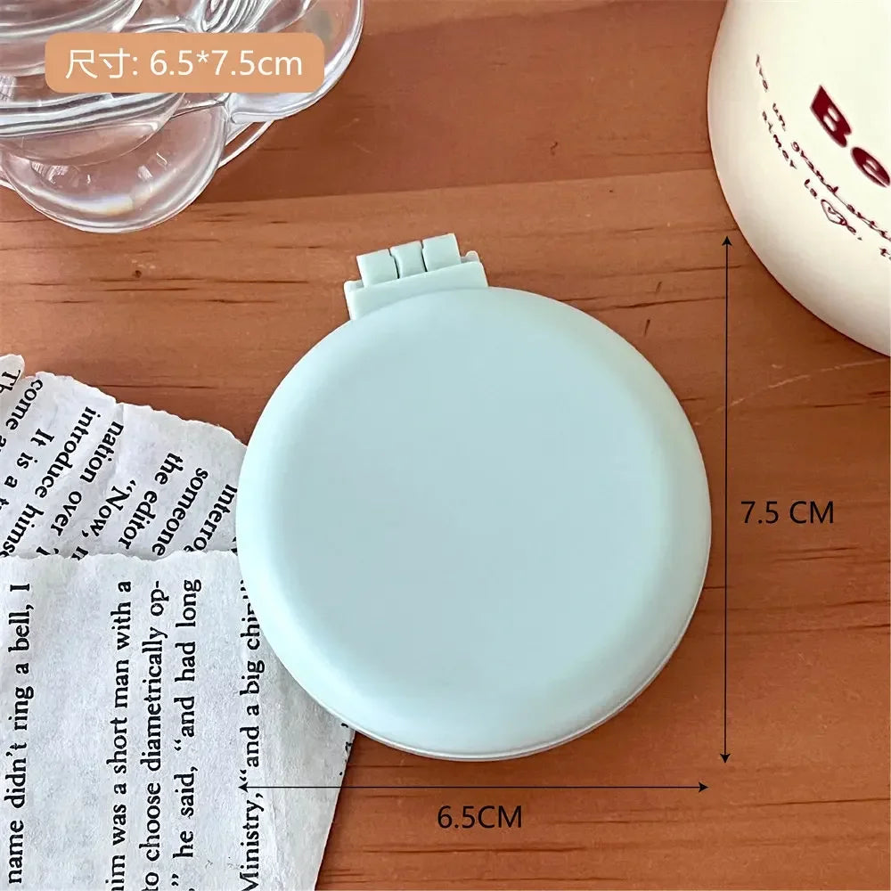Solid Colour Folding Comb with Makeup Mirror - Zenflow Active