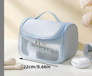 Large Capacity Makeup Bag Portable Beauty and Skincare Storage Bag High Appearance Level Waterproof Clutch Bag - Zenflow Active
