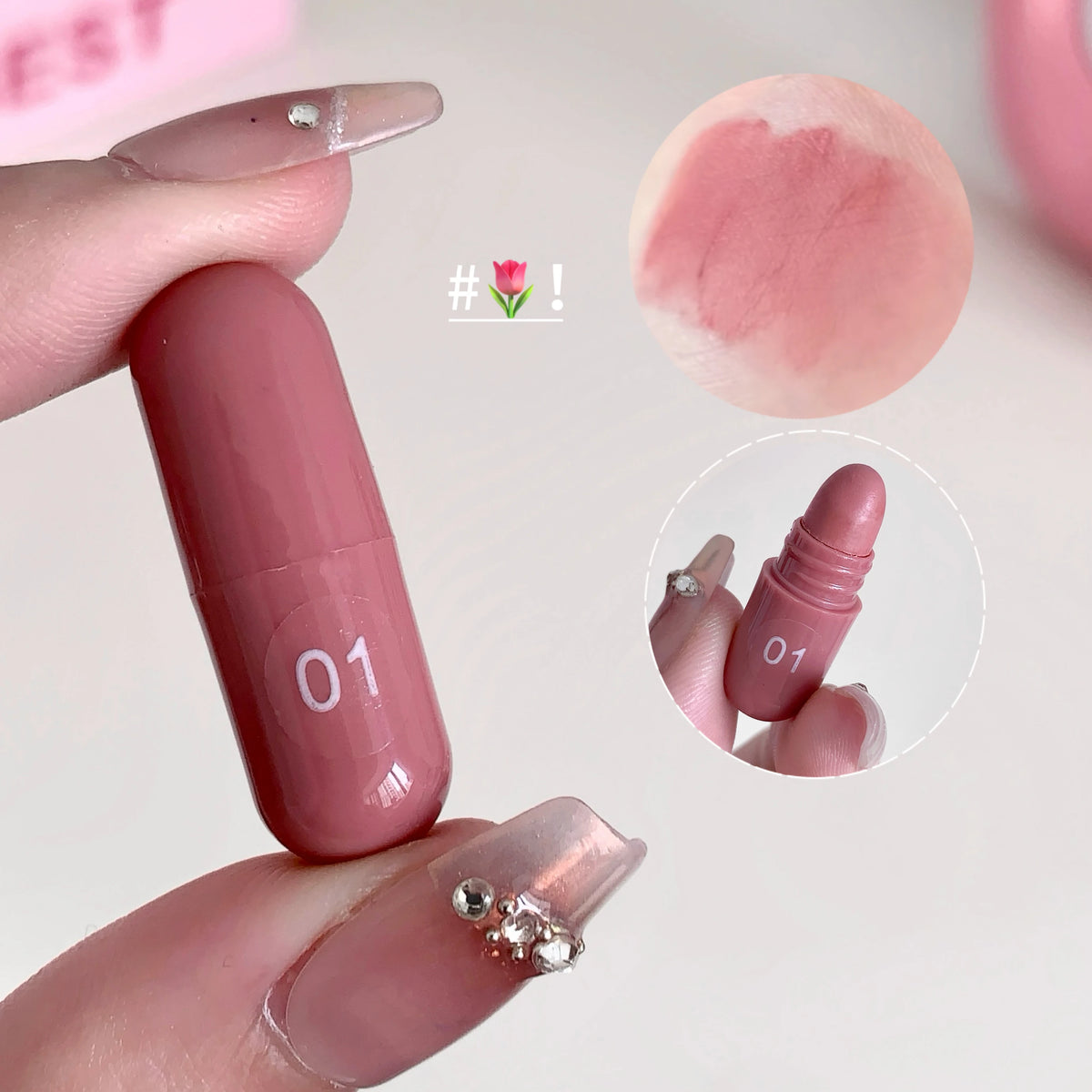 12-Colour Matte Lip Balm Set