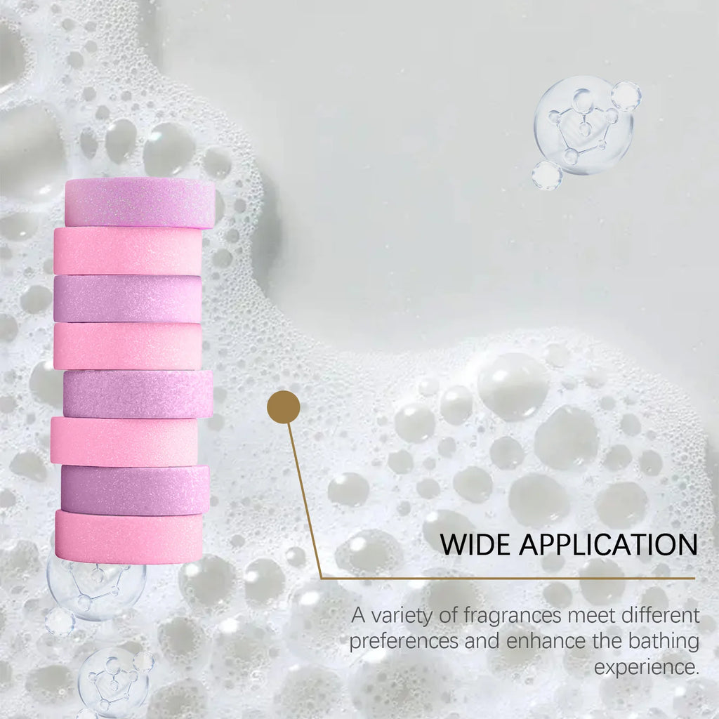 Rose & Lavender Aromatherapy Bath Bomb Set | Shower Steamer & Bath Fizz – 240g - Zenflow Active