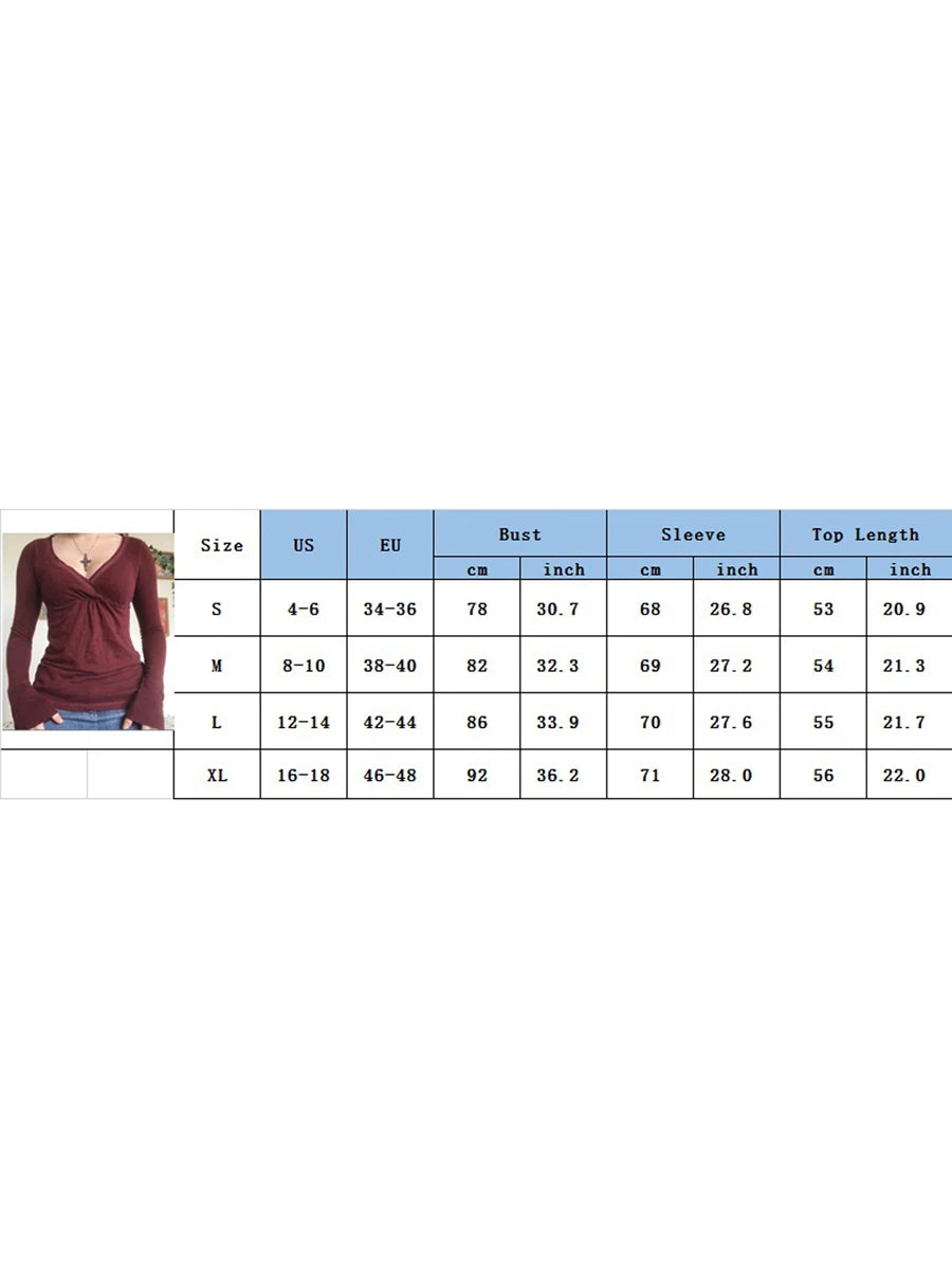 Women’s Slim-Fit V-Neck Long-Sleeve Top Zenflow Active