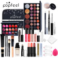 All in One Makeup Kit Full Makeup Kit Gift for Women Teen Girl Nude Eyeshadow Foundation Primer Brush Nude Lipgloss - Zenflow Active