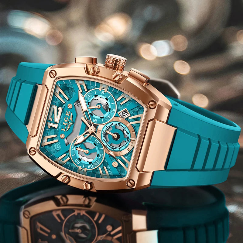 LIGE Men's Chronograph Sports Watch - Zenflow Active