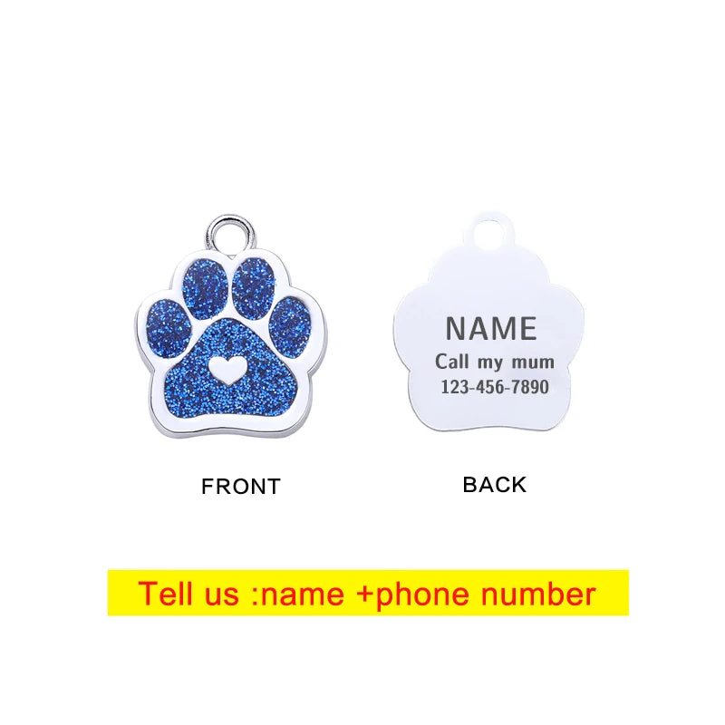 Personalised Pet ID Tag | Custom Laser-Engraved Dog & Cat Tag - Zenflow Active