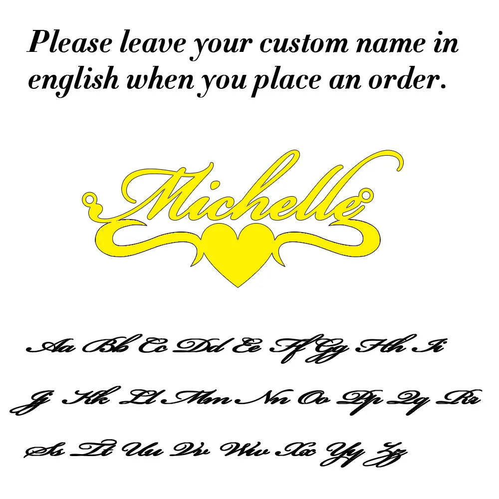 Personalised Gold Name Necklace with Box Chain Custom Name Necklace Handmade Jewellery Personalised Birthday Gift for Her Mom - Zenflow Active