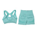 Women's Yoga Workout Set - Fitness Vest With Sports Shorts Running Yoga Suit Exercise Underwear Sportswear - Zenflow Active