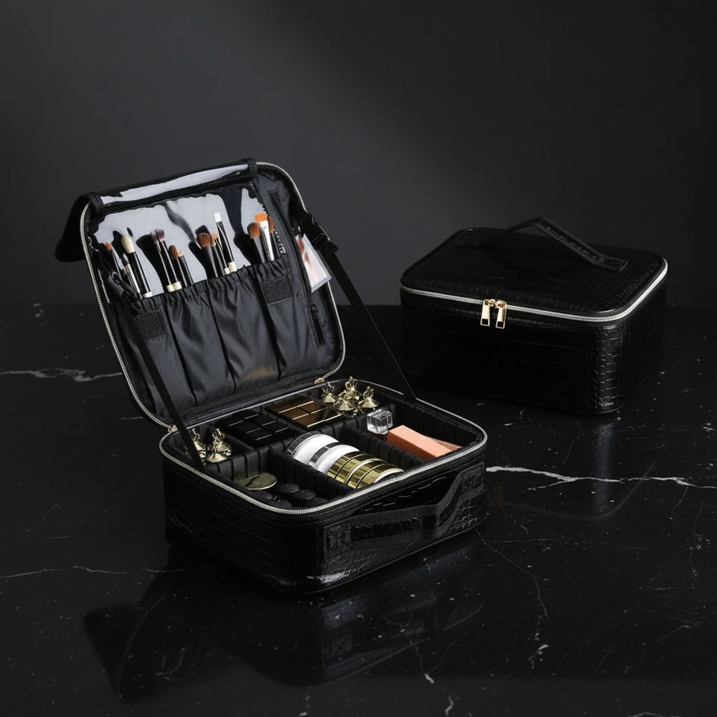 New Cosmetic Cases Organizer, Professional Makeup, Portable Travel Cosmetic Makeup Bag for Make up Artist, Zenflow Active
