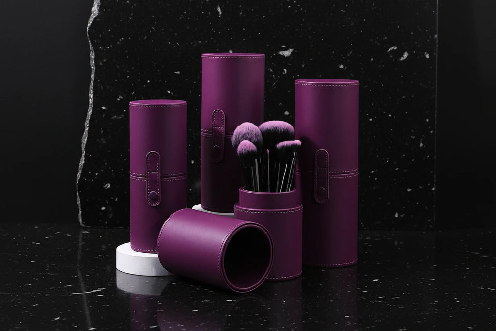Portable Makeup Brush Holder Cylinder Zenflow Active