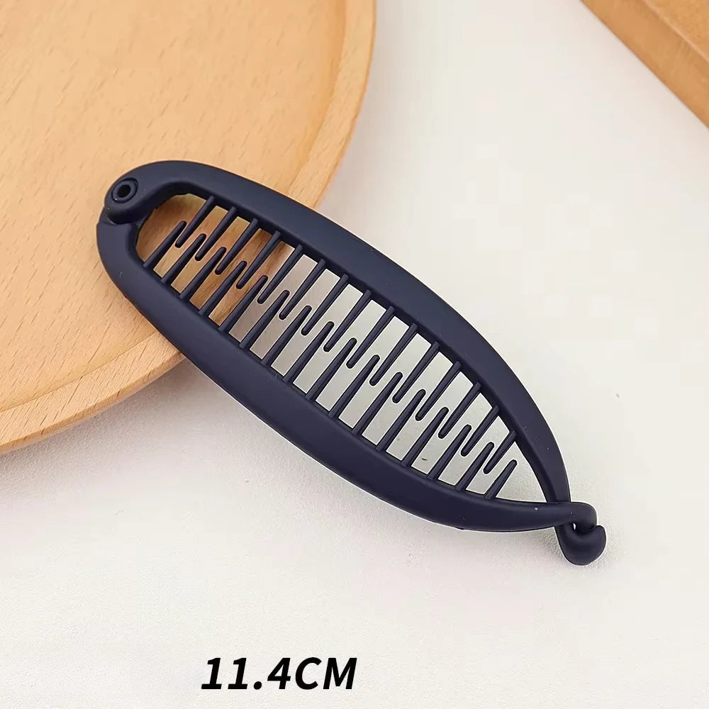 Matte Frosted Ponytail Banana Hair Clip - Zenflow Active
