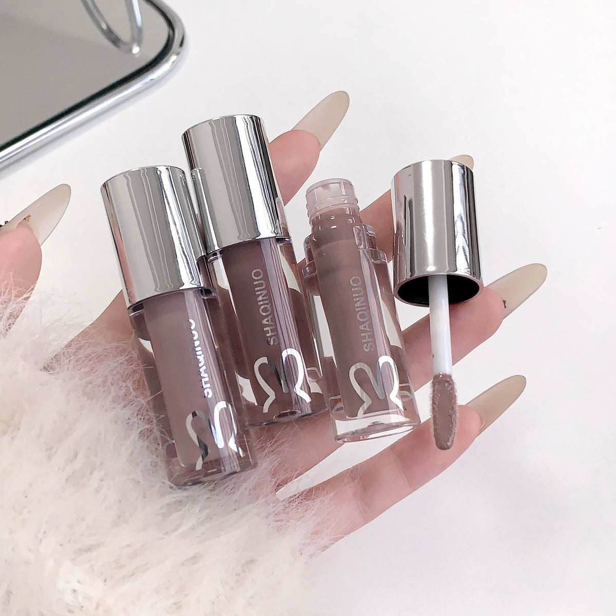 Mirror Finish Lip Gloss — Pearlescent Sparkling Lip Oil by SHAQINUO - Zenflow Active