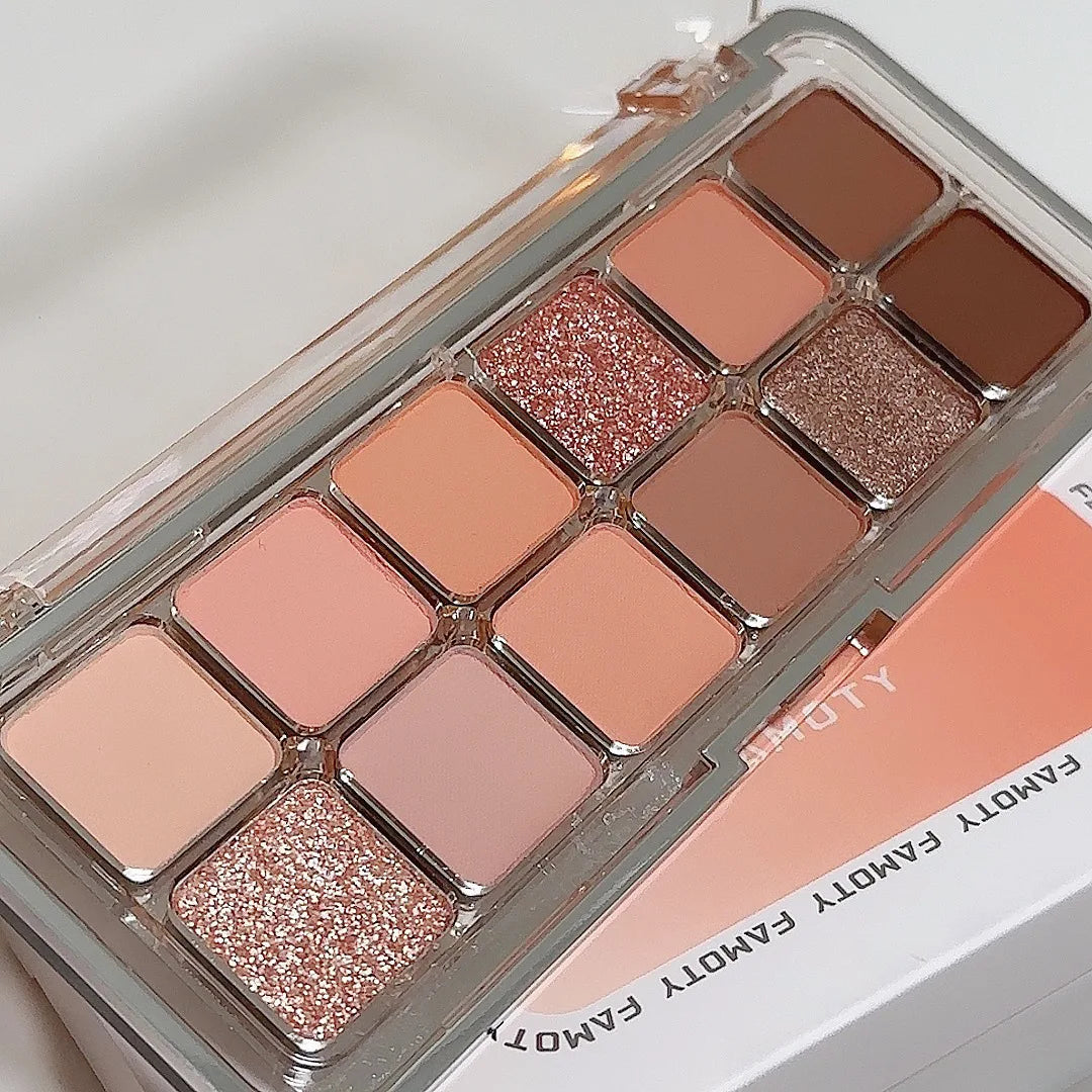 12-Color Low Saturation Matte Eyeshadow Palette